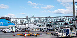 Einsteigen am Hannover Airport