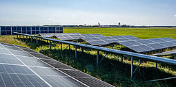 Photovoltaikanlage an der Nordbahn des Hannover Airport